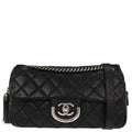 Chanel 2013-2014 Black Calfskin Coco Sporran Shoulder Bag