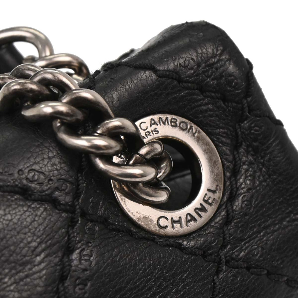 Chanel 2013-2014 Black Calfskin Coco Sporran Shoulder Bag