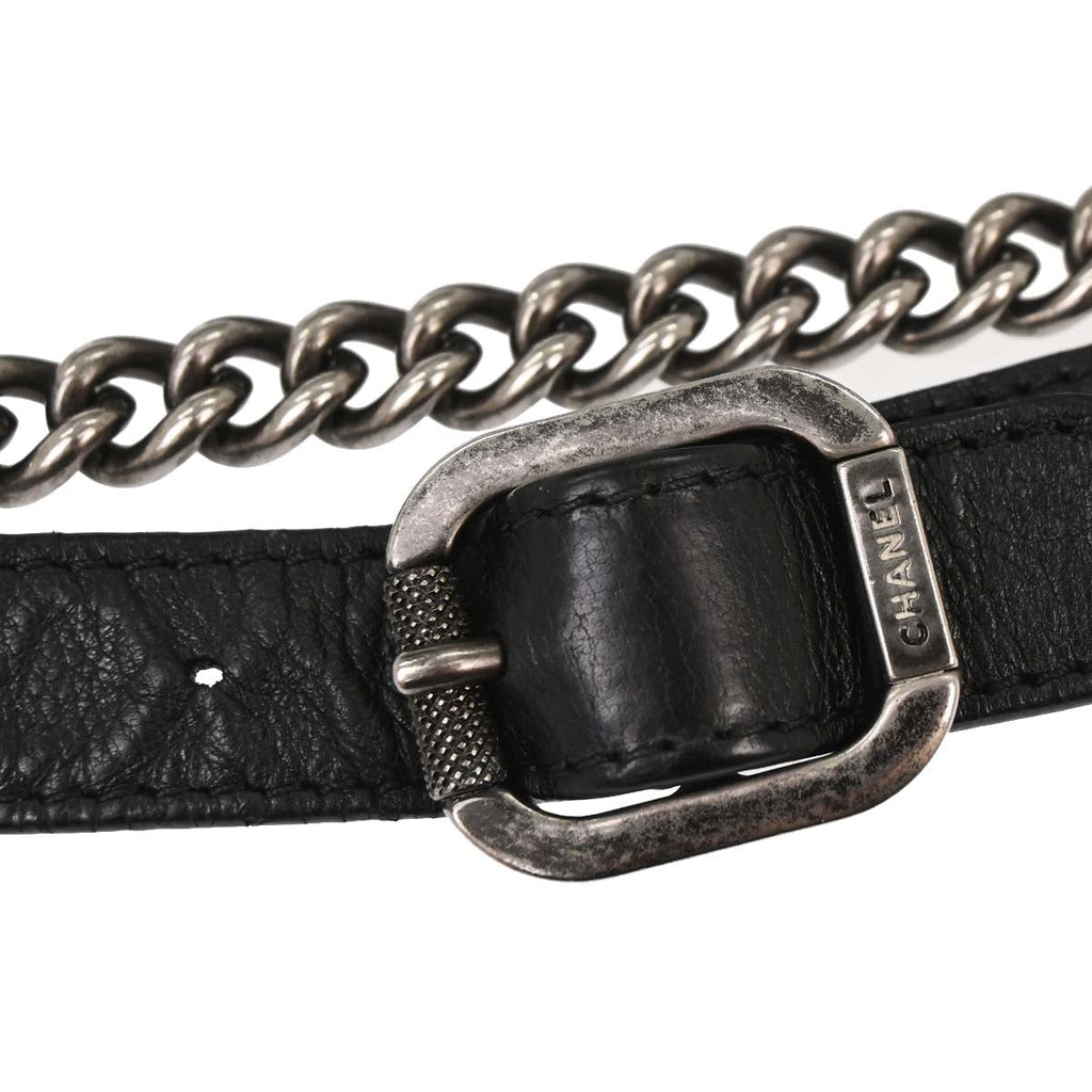 Chanel 2013-2014 Black Calfskin Coco Sporran Shoulder Bag