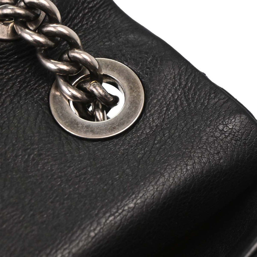 Chanel 2013-2014 Black Calfskin Coco Sporran Shoulder Bag