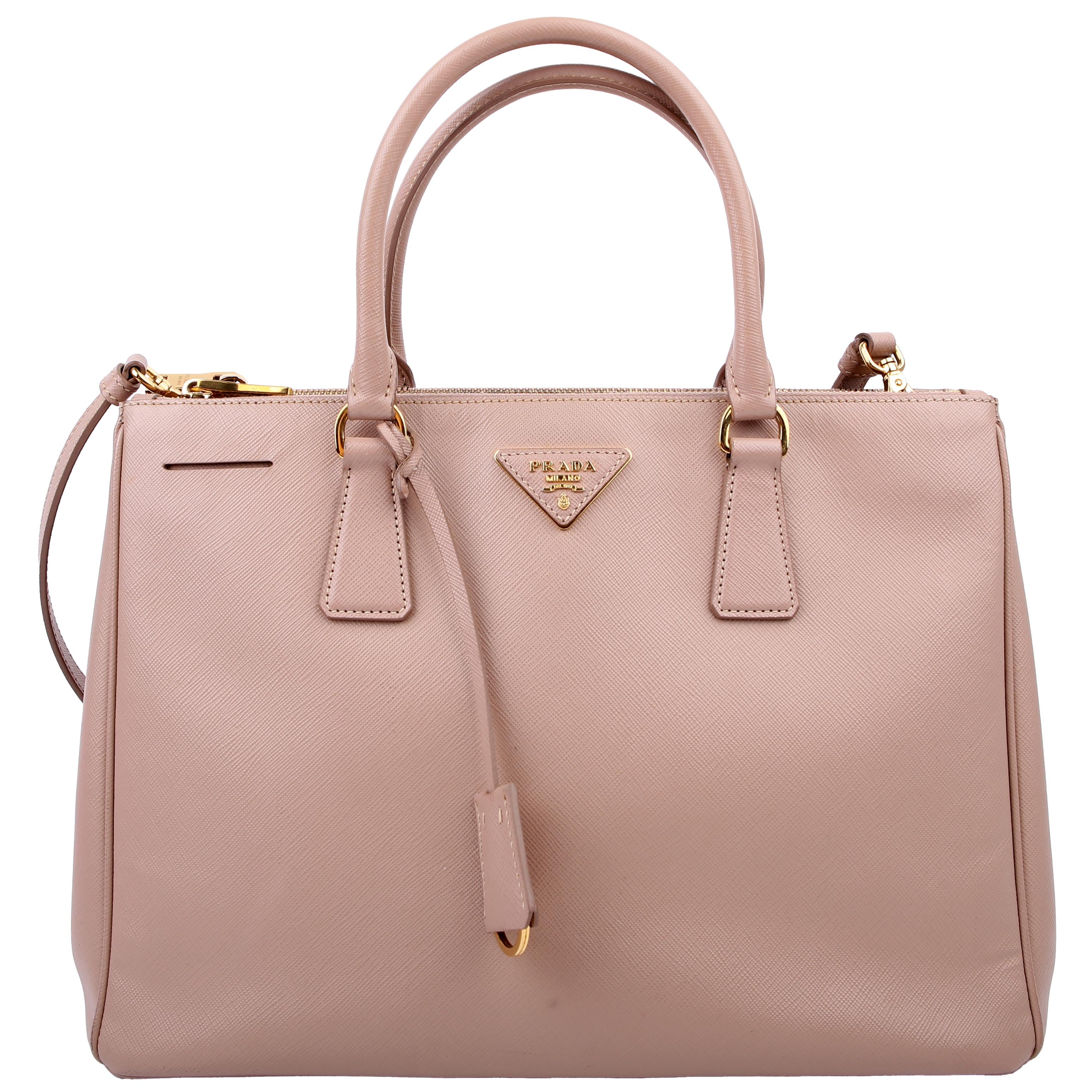 Prada Saffiano Galleria Large Nude