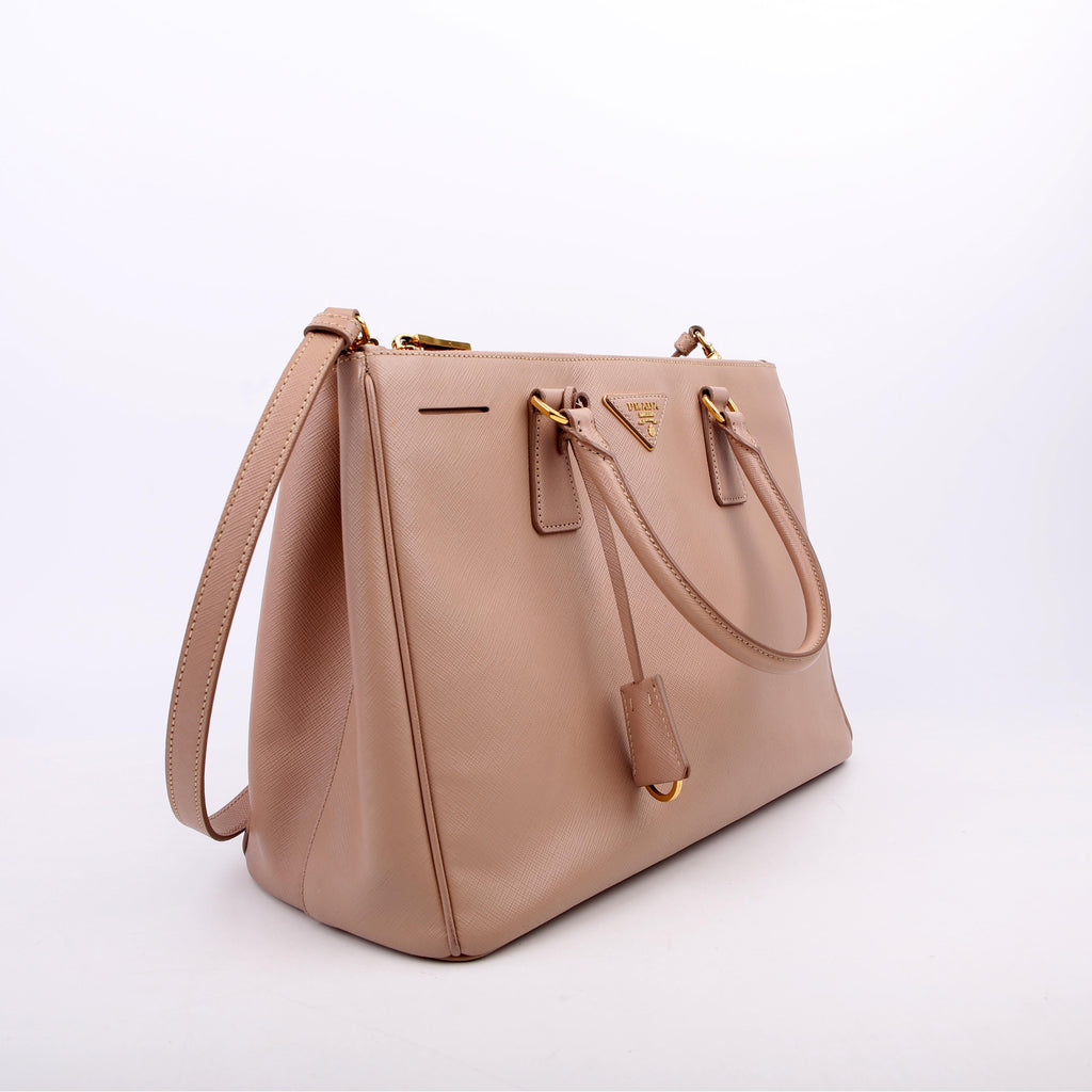 Prada Saffiano Galleria Large Nude