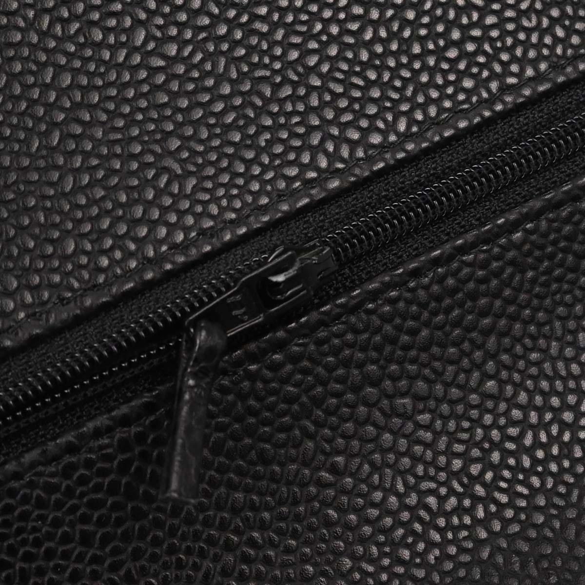 Chanel Black Caviar Skin Jumbo Classic Double Flap Shoulder Bag