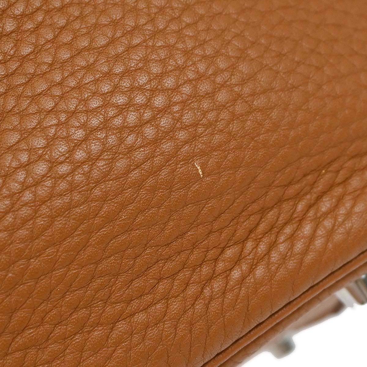 Hermes Gold Taurillon Clemence Lindy 30 Shoulder Bag