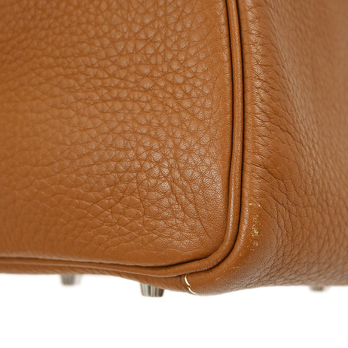 Hermes Gold Taurillon Clemence Lindy 30 Shoulder Bag