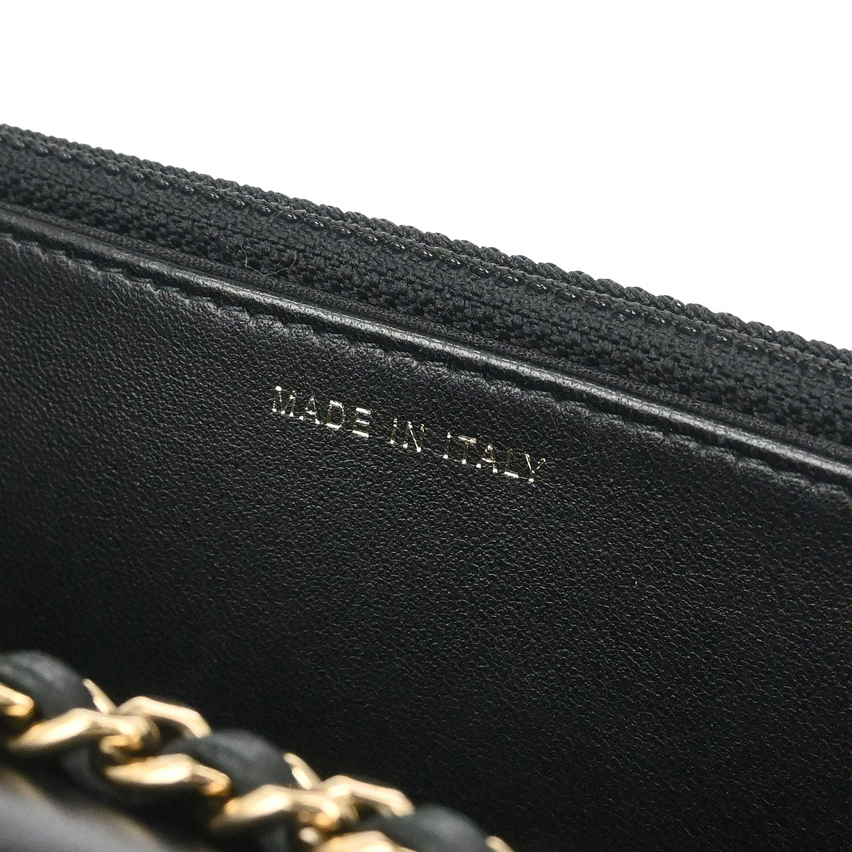 Chanel 2019 Black Lambskin Chevron Trendy CC WOC Wallet on Chain Bag