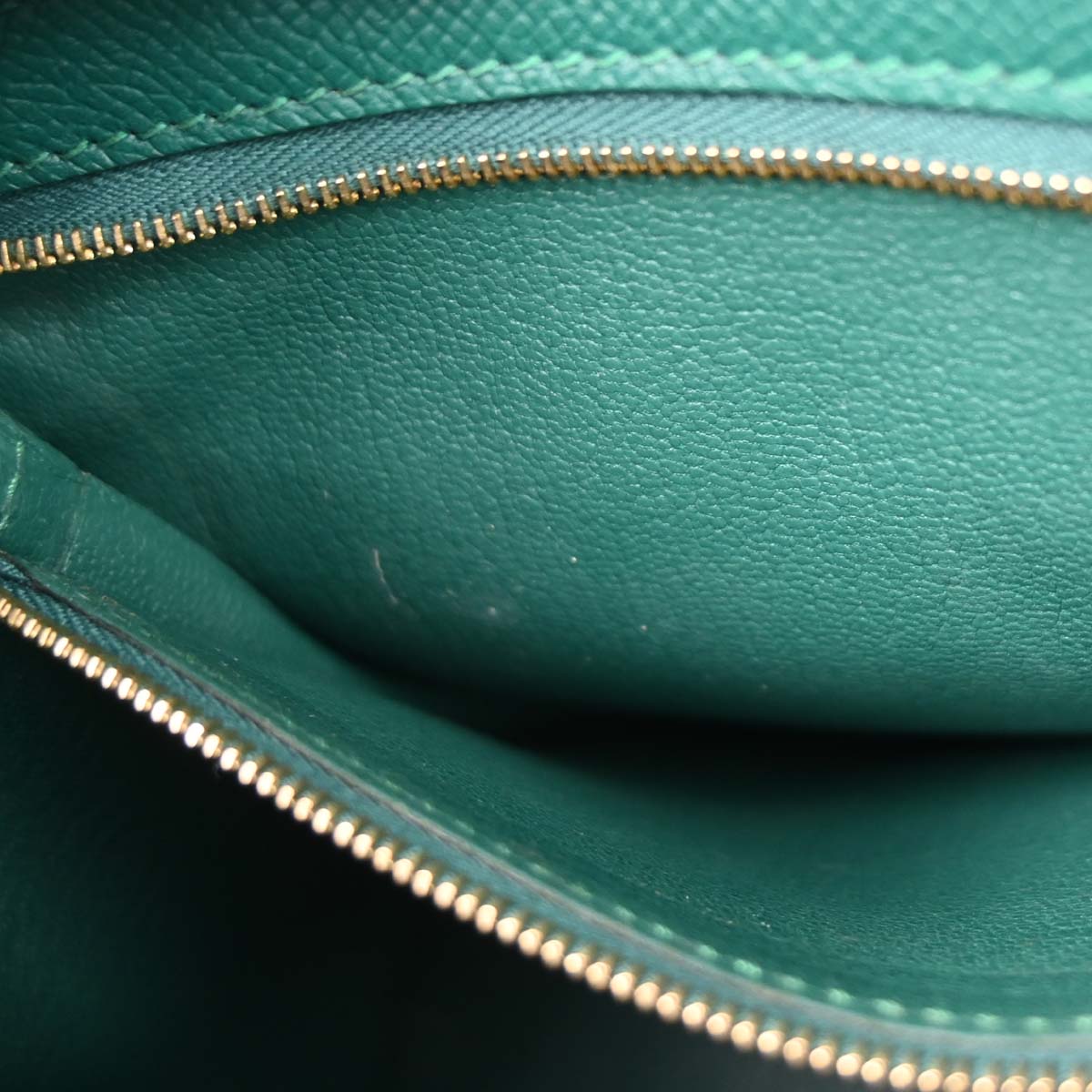 Hermes Vert Vertigo Epsom Kelly 32 Sellier 2way Shoulder Handbag