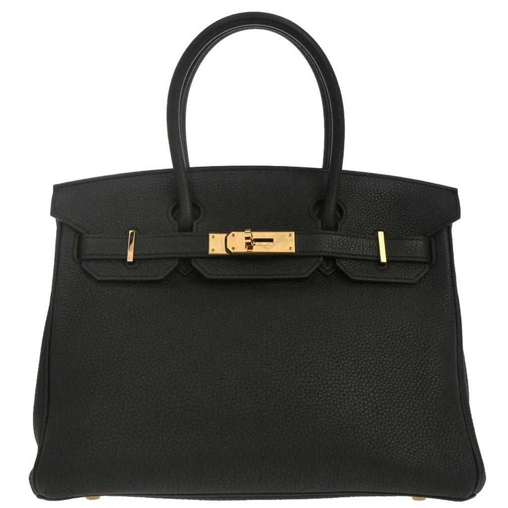 Hermes Black Togo Birkin 30 Handbag