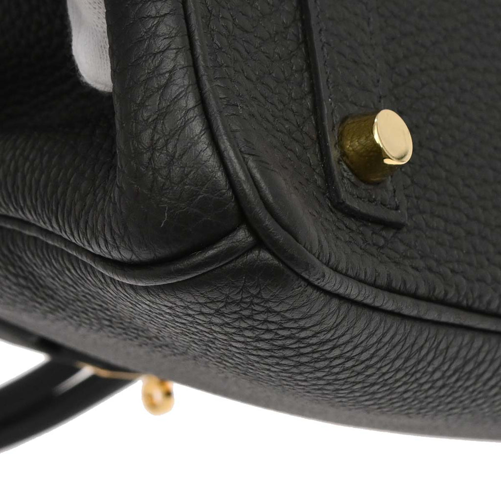 Hermes Black Togo Birkin 30 Handbag