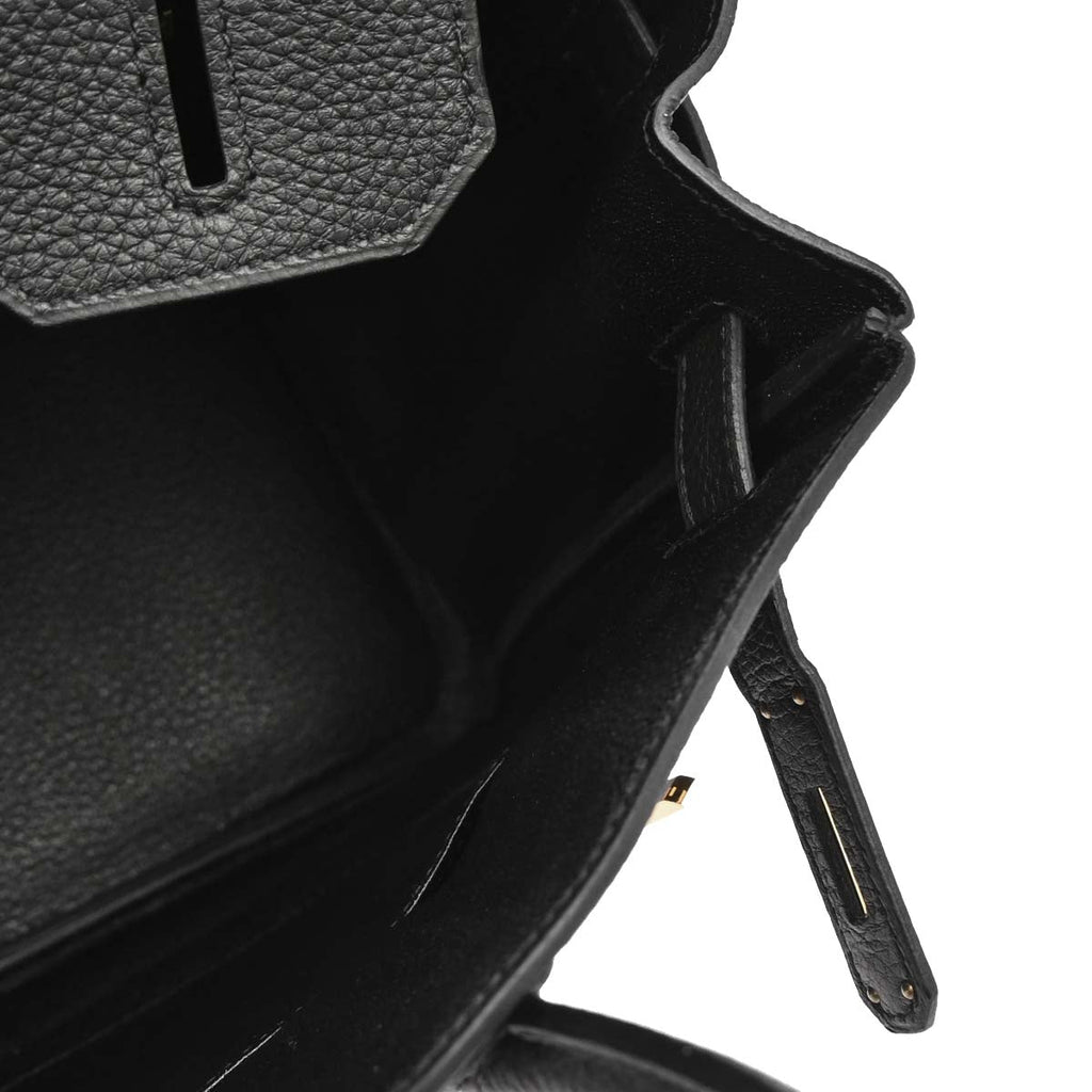 Hermes Black Togo Birkin 30 Handbag
