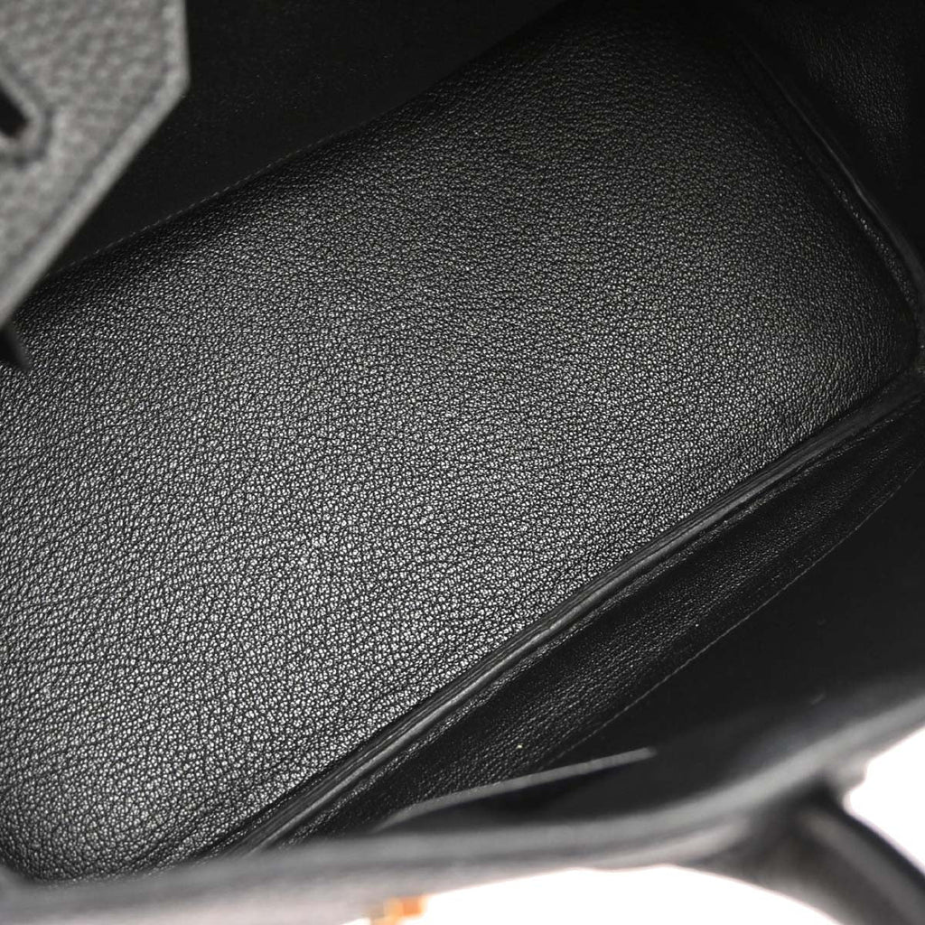 Hermes Black Togo Birkin 30 Handbag