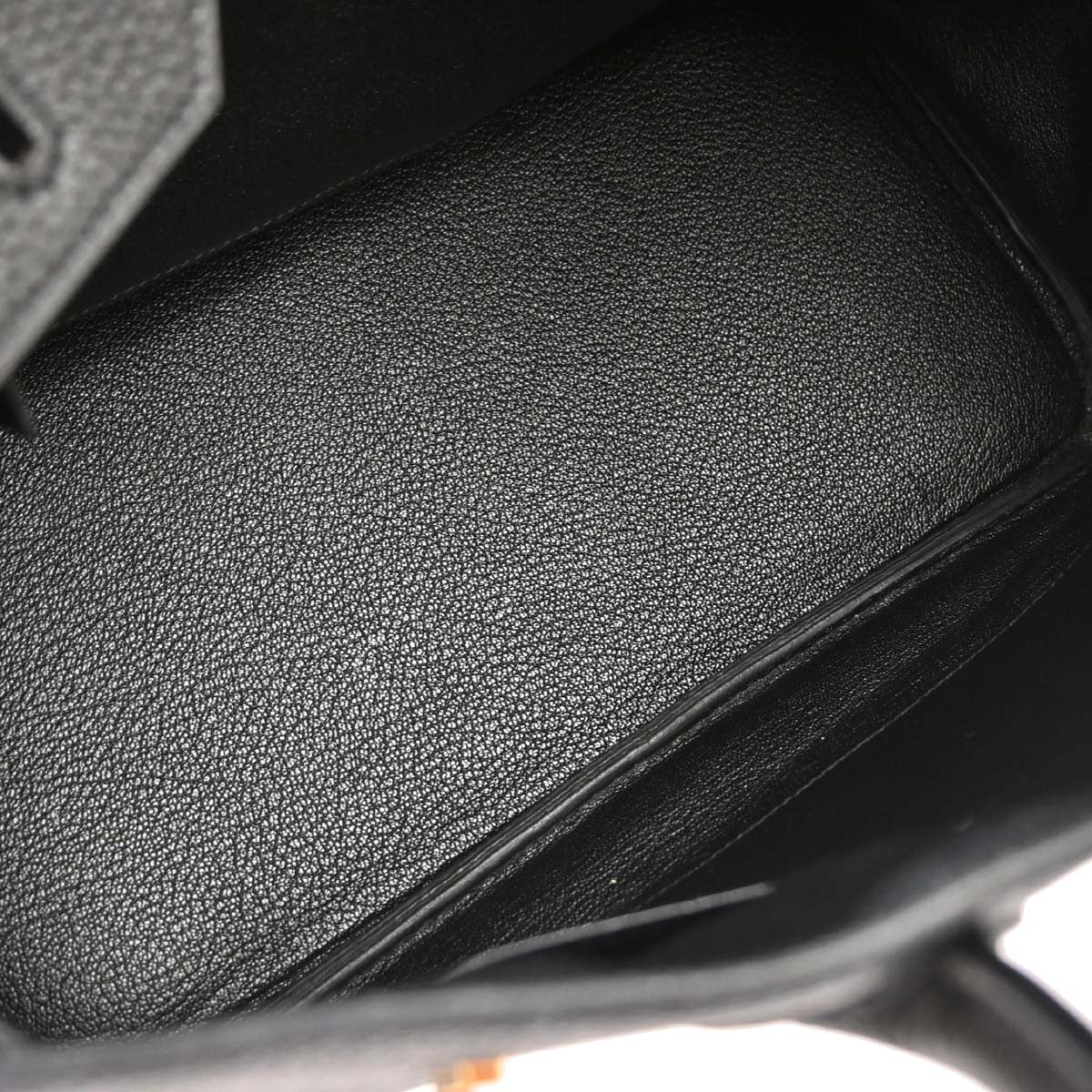 Hermes Black Togo Birkin 30 Handbag