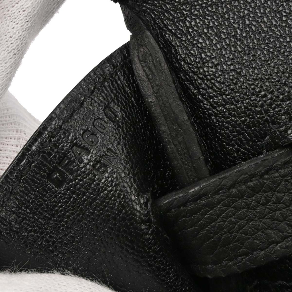 Hermes Black Togo Birkin 30 Handbag