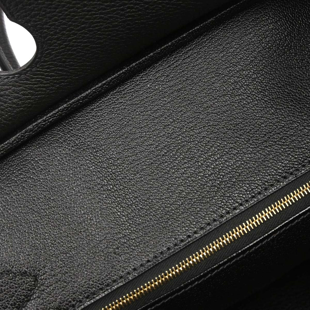 Hermes Black Togo Birkin 30 Handbag