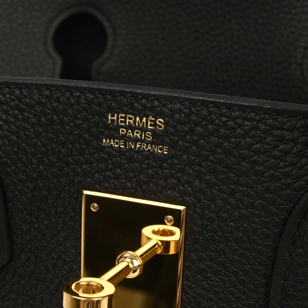 Hermes Black Togo Birkin 30 Handbag