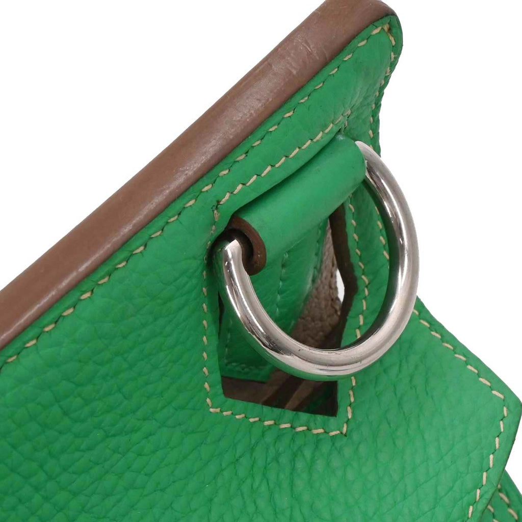 Hermes Mint Tourterelle Taurillon Clemence Jypsiere 34 Verso