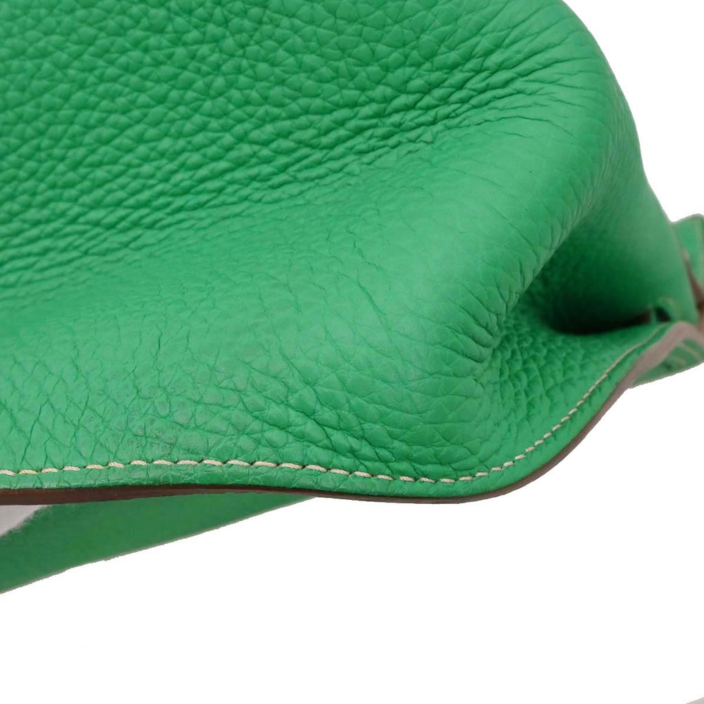 Hermes Mint Tourterelle Taurillon Clemence Jypsiere 34 Verso