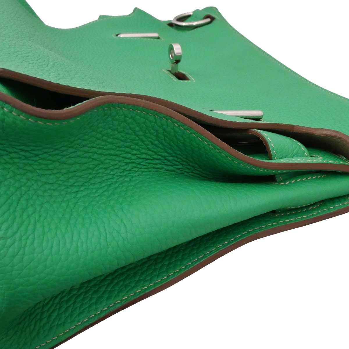 Hermes Mint Tourterelle Taurillon Clemence Jypsiere 34 Verso