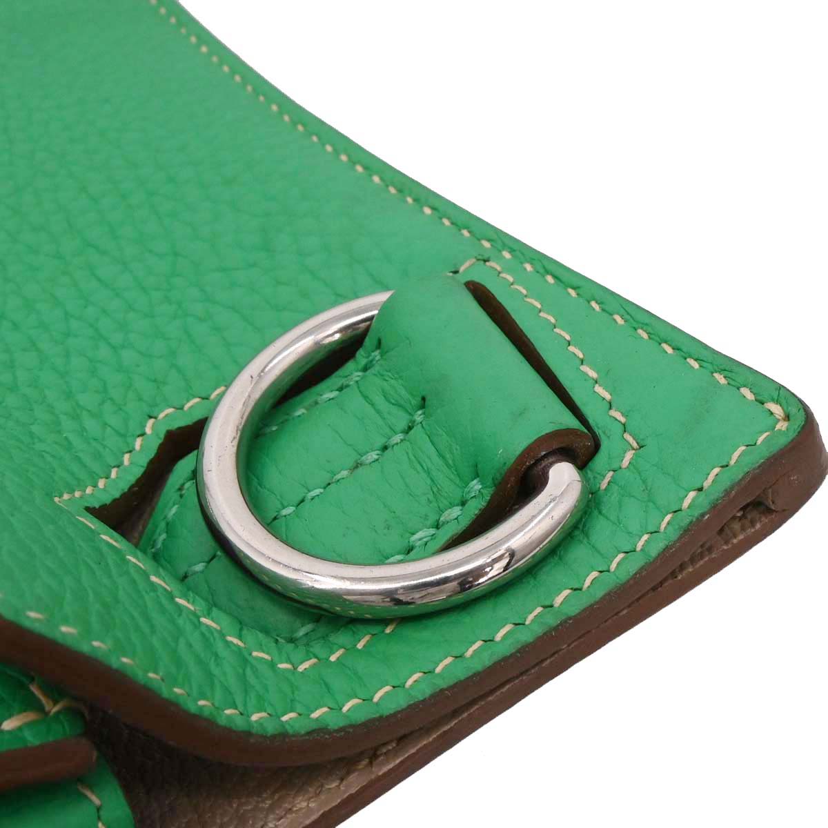 Hermes Mint Tourterelle Taurillon Clemence Jypsiere 34 Verso