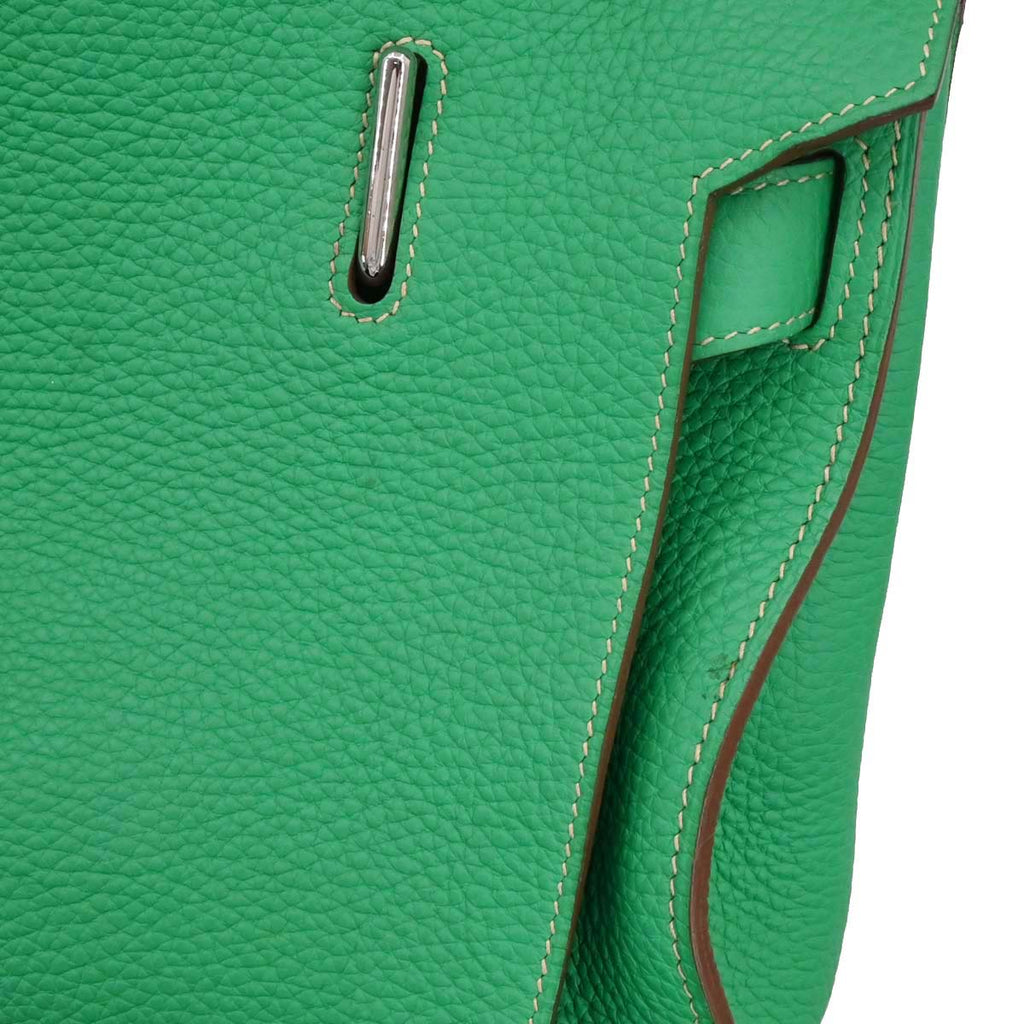 Hermes Mint Tourterelle Taurillon Clemence Jypsiere 34 Verso