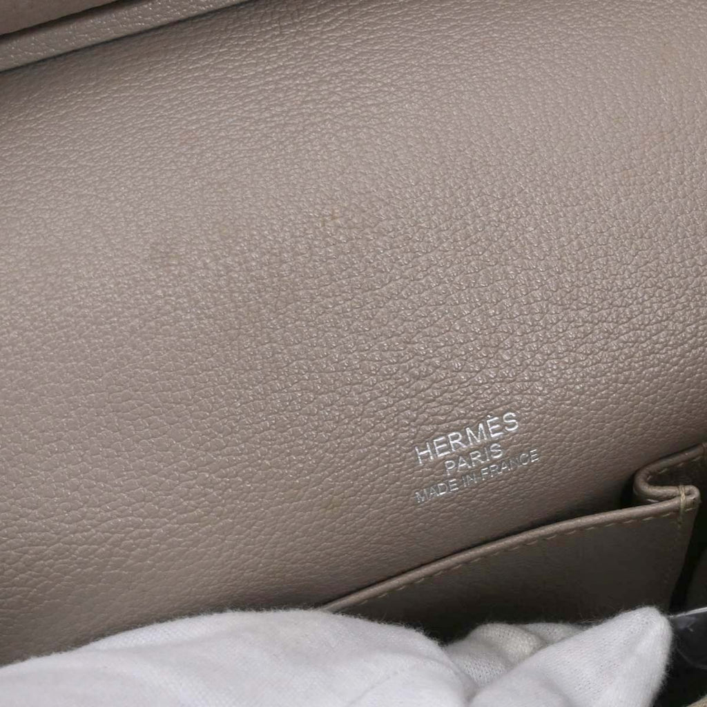 Hermes Mint Tourterelle Taurillon Clemence Jypsiere 34 Verso