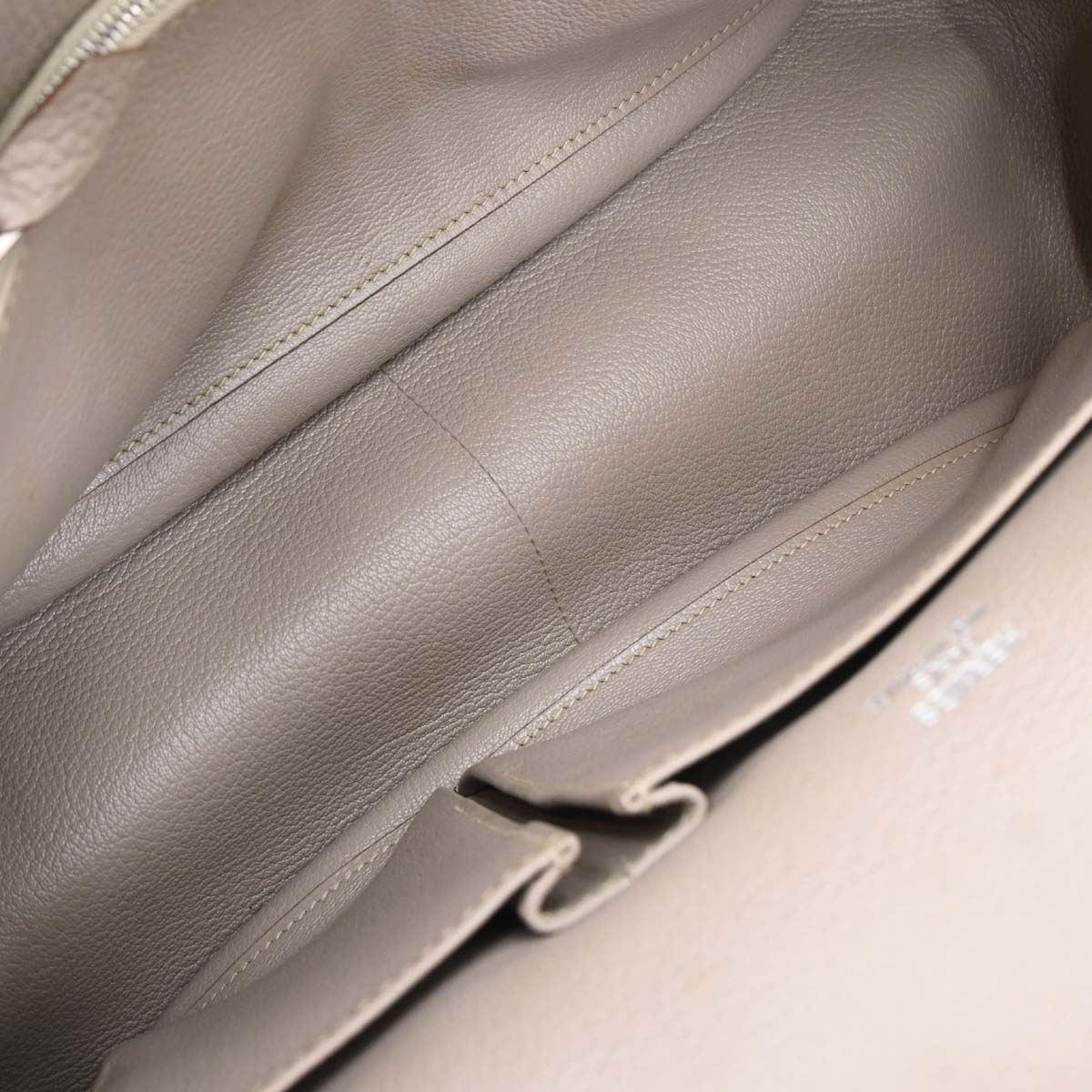 Hermes Mint Tourterelle Taurillon Clemence Jypsiere 34 Verso