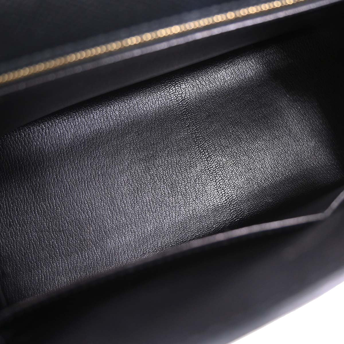 Hermes Black Epsom Kelly 32 Sellier 2way Shoulder Handbag