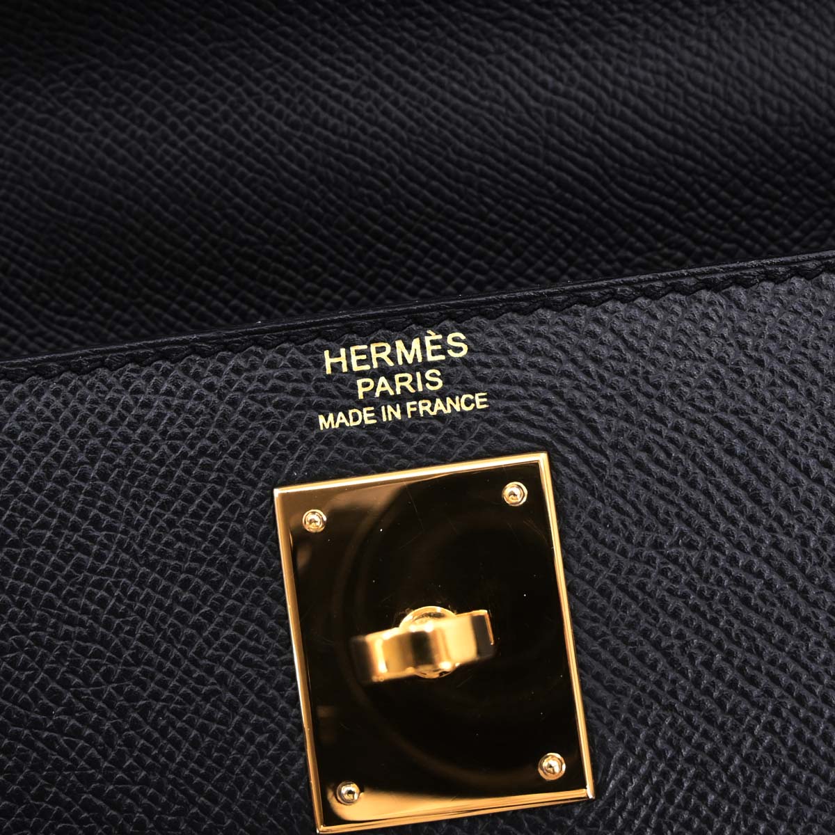 Hermes Black Epsom Kelly 32 Sellier 2way Shoulder Handbag