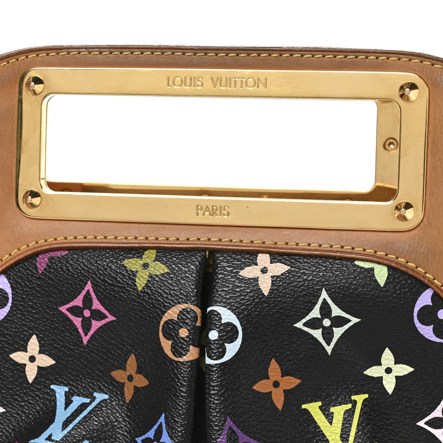 Louis Vuitton Monogram Multicolor Judy MM Black