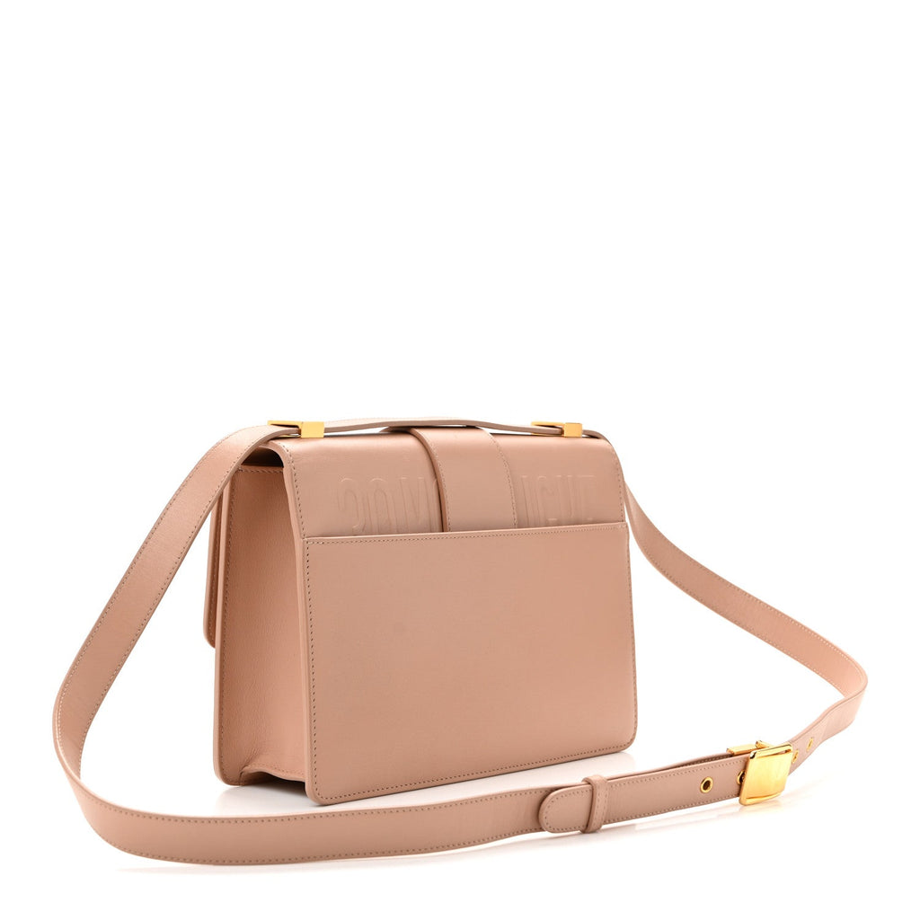 Christian Dior Box Calfskin 30 Montaigne Flap Bag Rose Des Vents