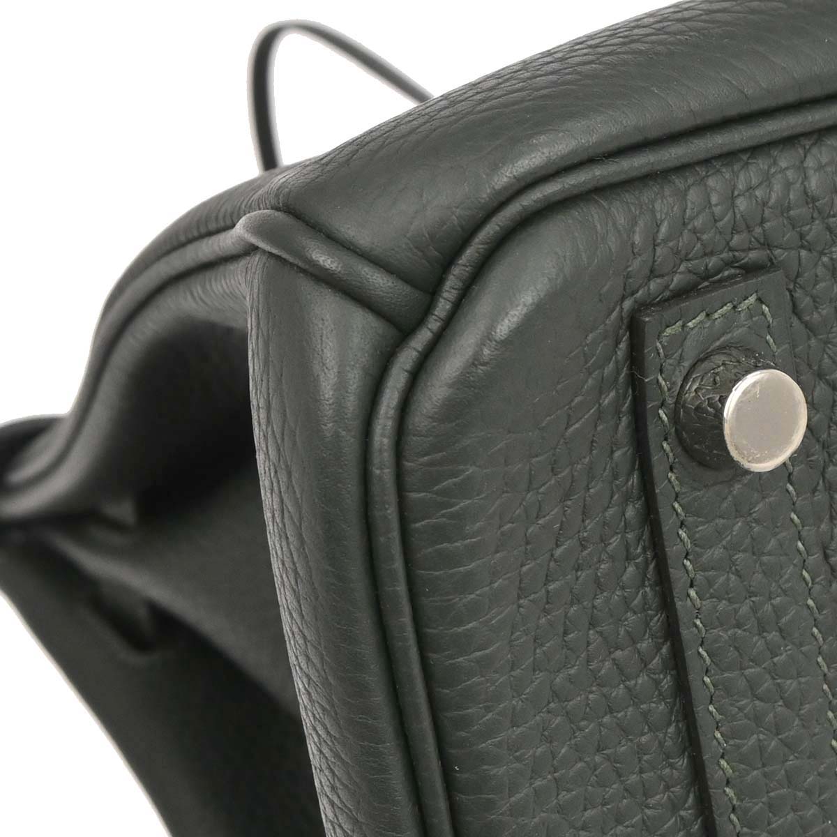 Hermes Vert Fonce Togo Birkin 30 Handbag