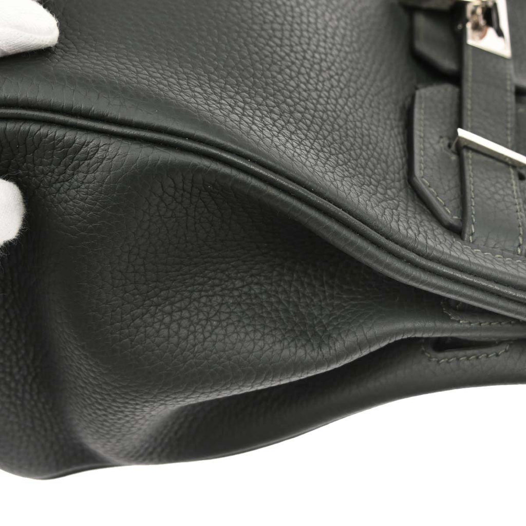 Hermes Vert Fonce Togo Birkin 30 Handbag