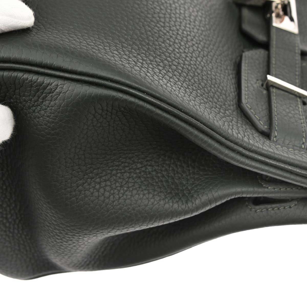 Hermes Vert Fonce Togo Birkin 30 Handbag