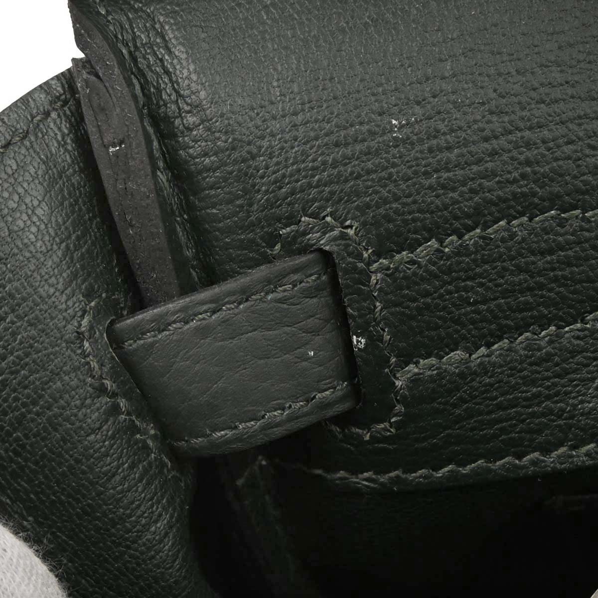 Hermes Vert Fonce Togo Birkin 30 Handbag
