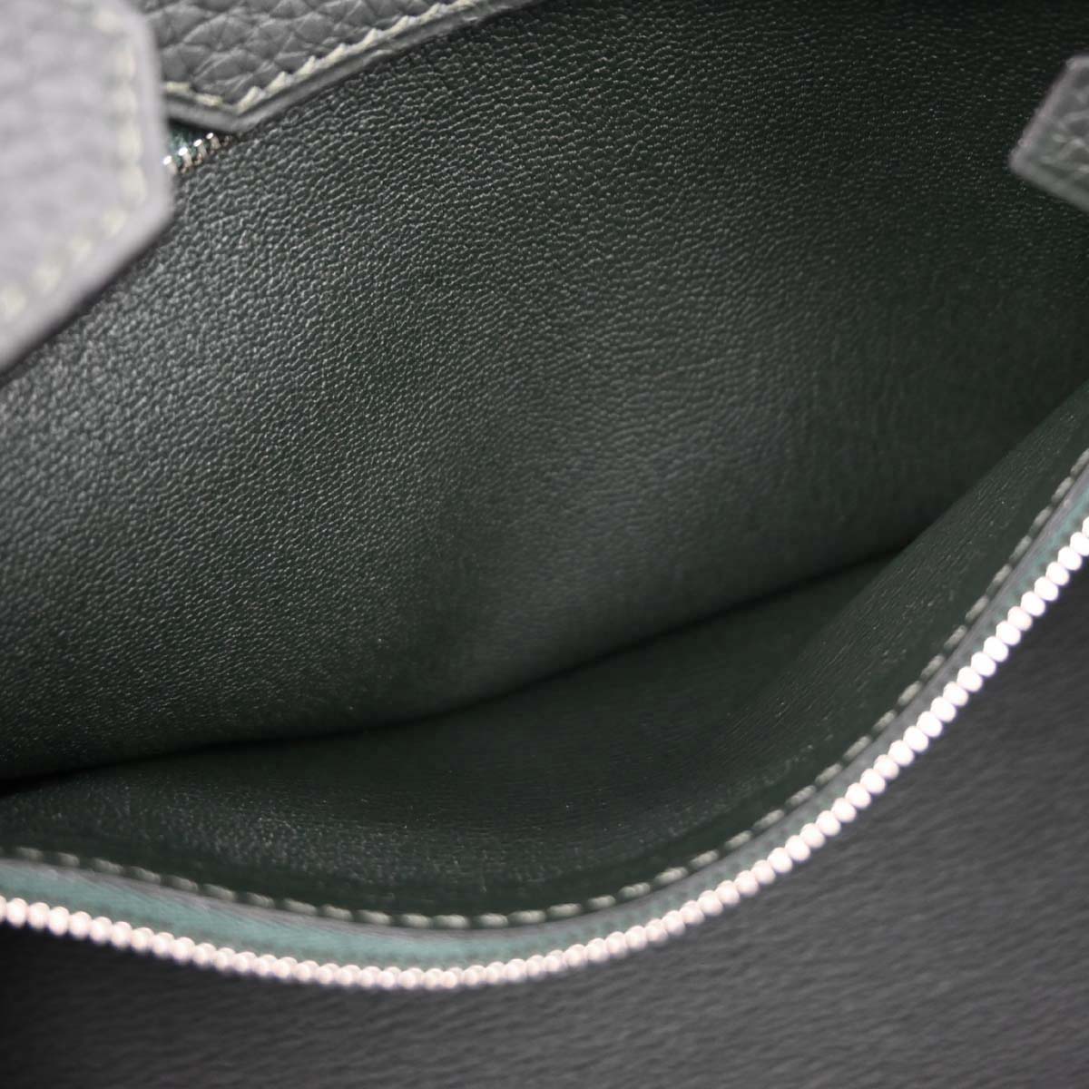 Hermes Vert Fonce Togo Birkin 30 Handbag