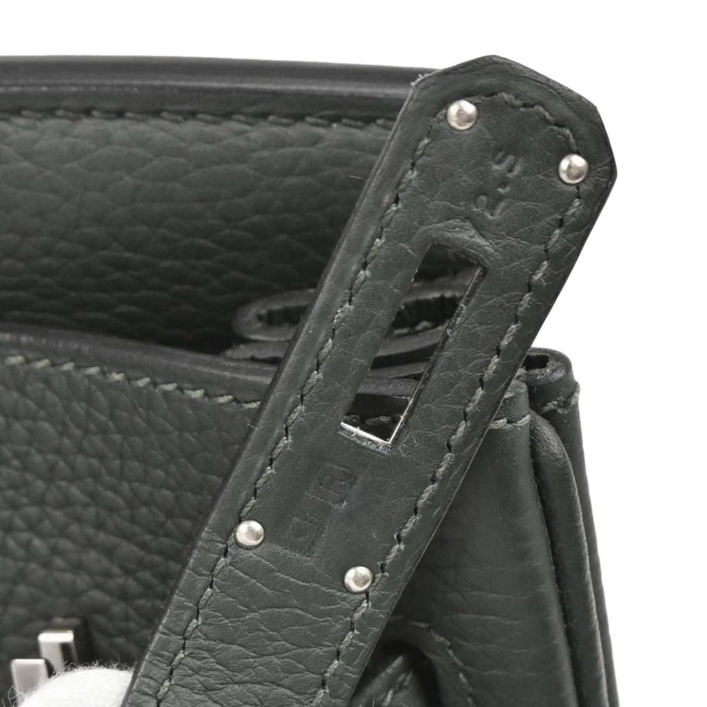 Hermes Vert Fonce Togo Birkin 30 Handbag