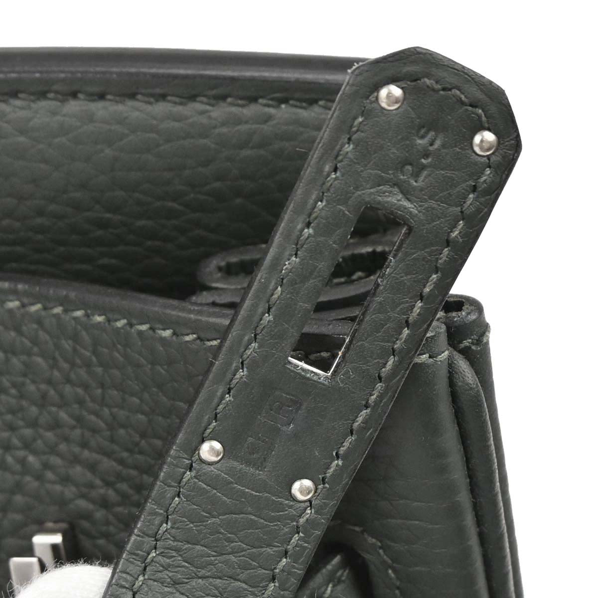 Hermes Vert Fonce Togo Birkin 30 Handbag
