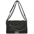 Boy Reverso Chanel Black Lambskin Medium Shoulder Bag