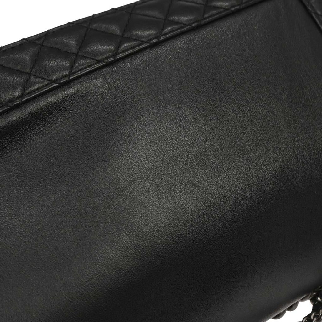 Boy Reverso Chanel Black Lambskin Medium Shoulder Bag