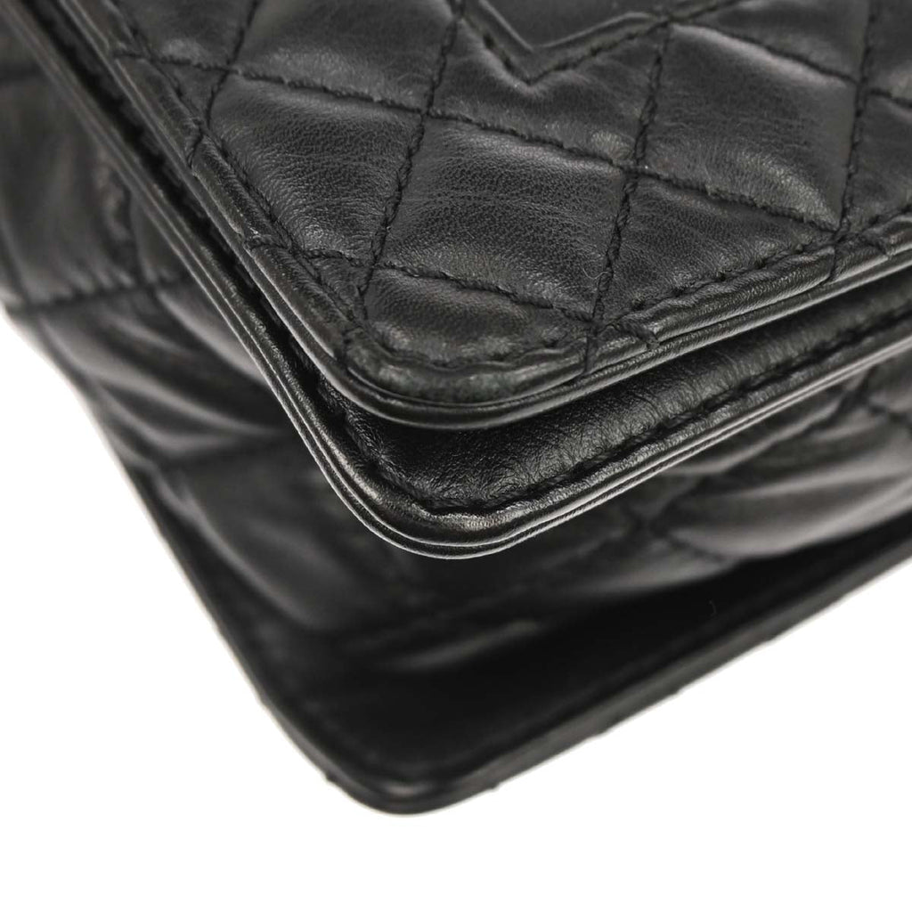 Boy Reverso Chanel Black Lambskin Medium Shoulder Bag