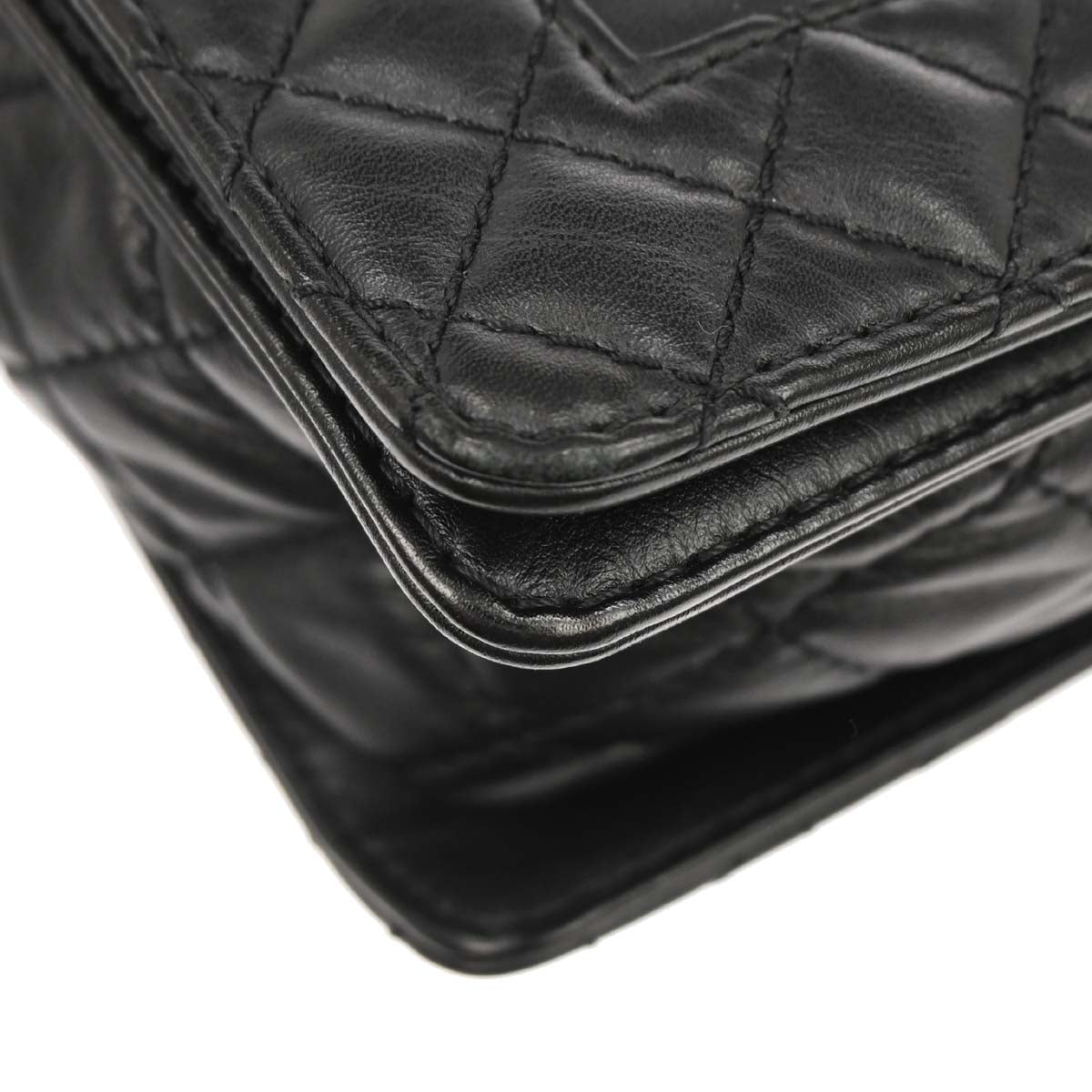 Boy Reverso Chanel Black Lambskin Medium Shoulder Bag