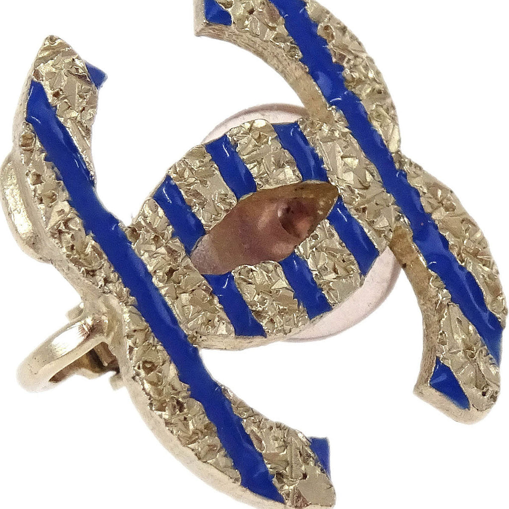 Chanel Gold CC Clip-On Earrings A19C