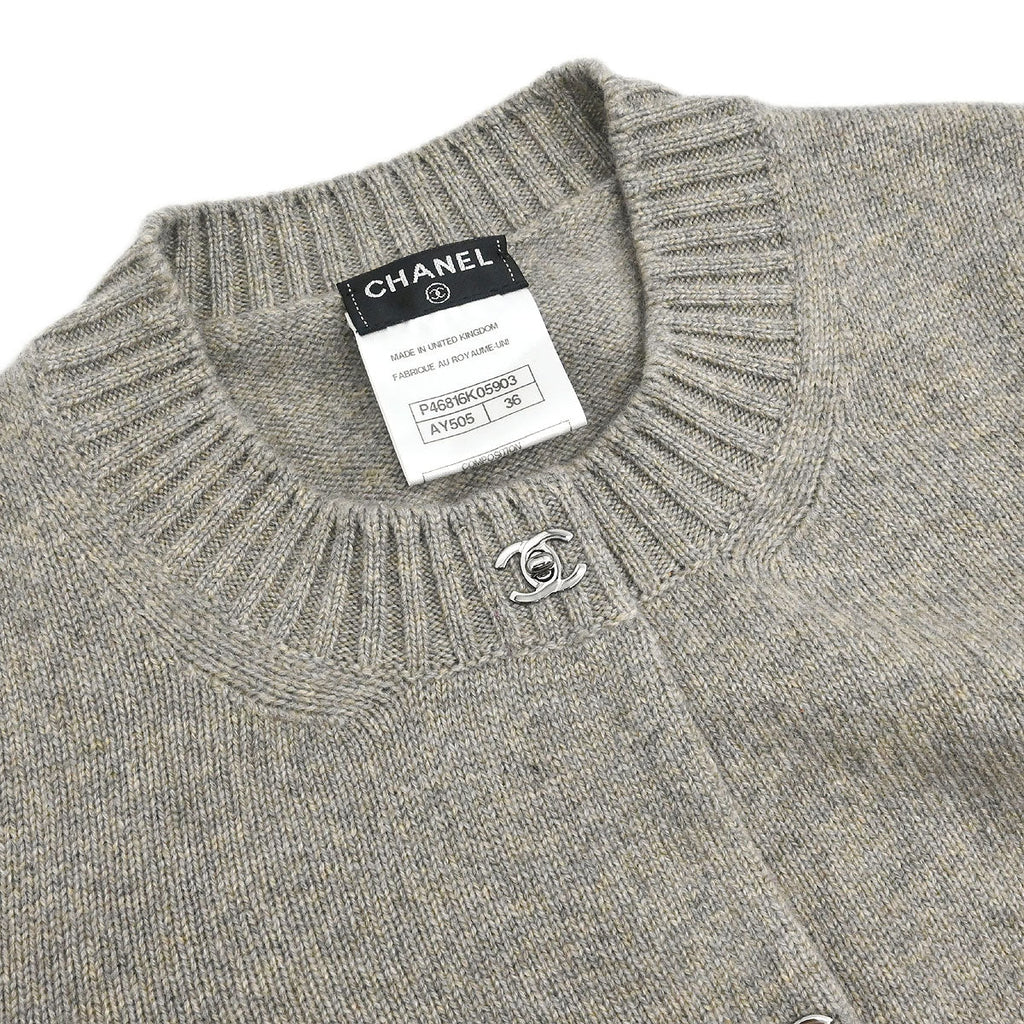 Chanel 2013-2014 Cardigan Gray #36
