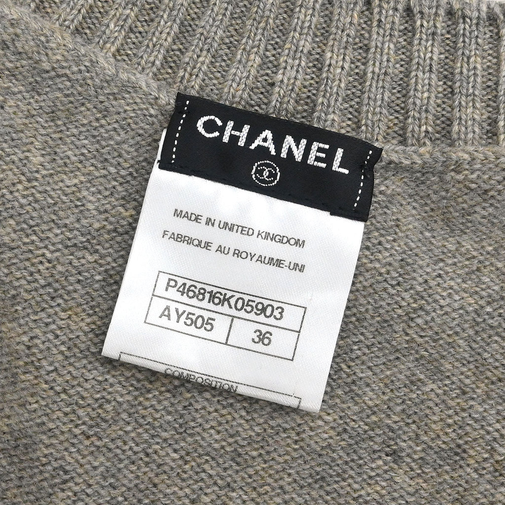 Chanel 2013-2014 Cardigan Gray #36