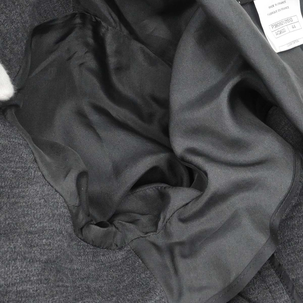 Chanel 2010 Single Breasted Jacket Gray #44