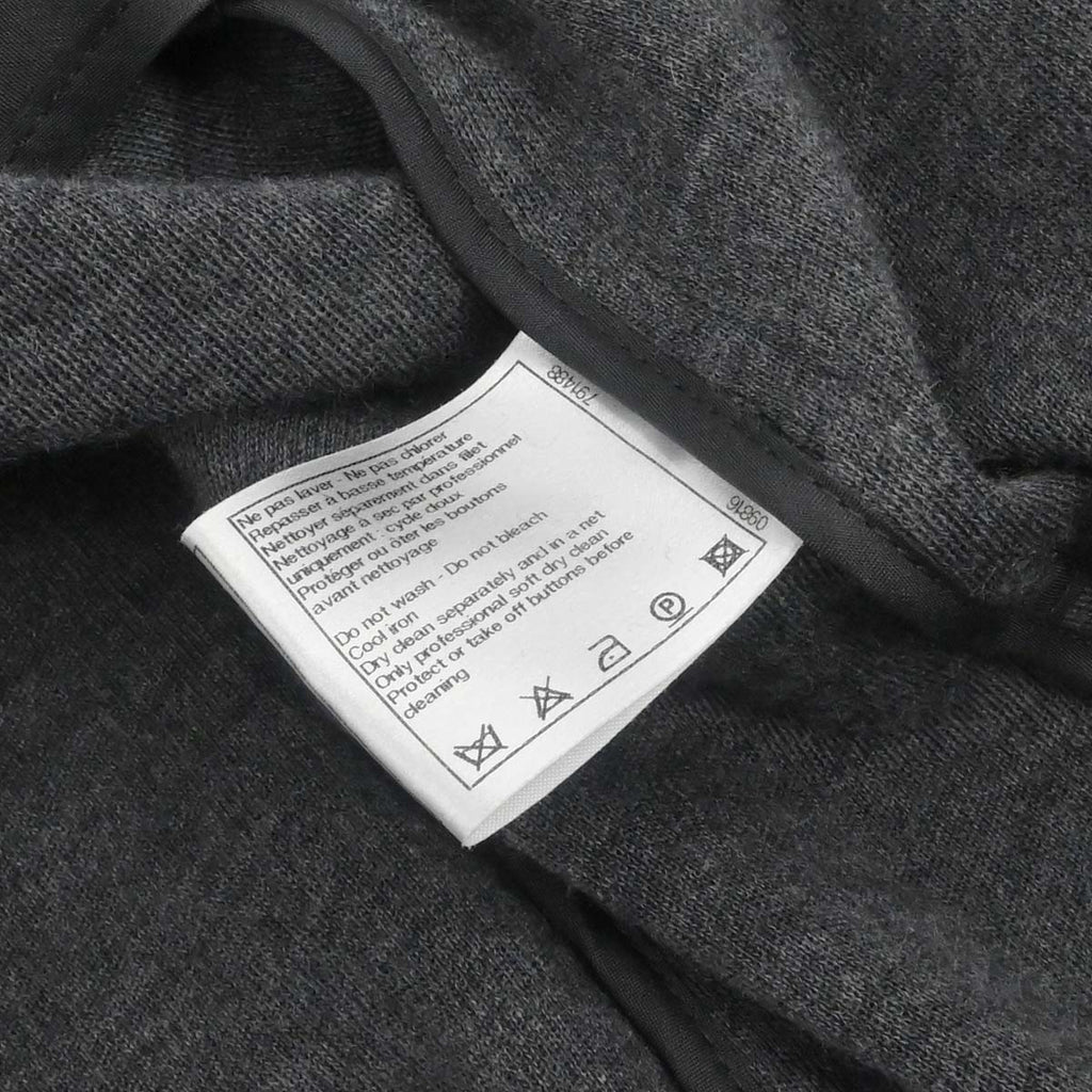 Chanel 2010 Single Breasted Jacket Gray #44