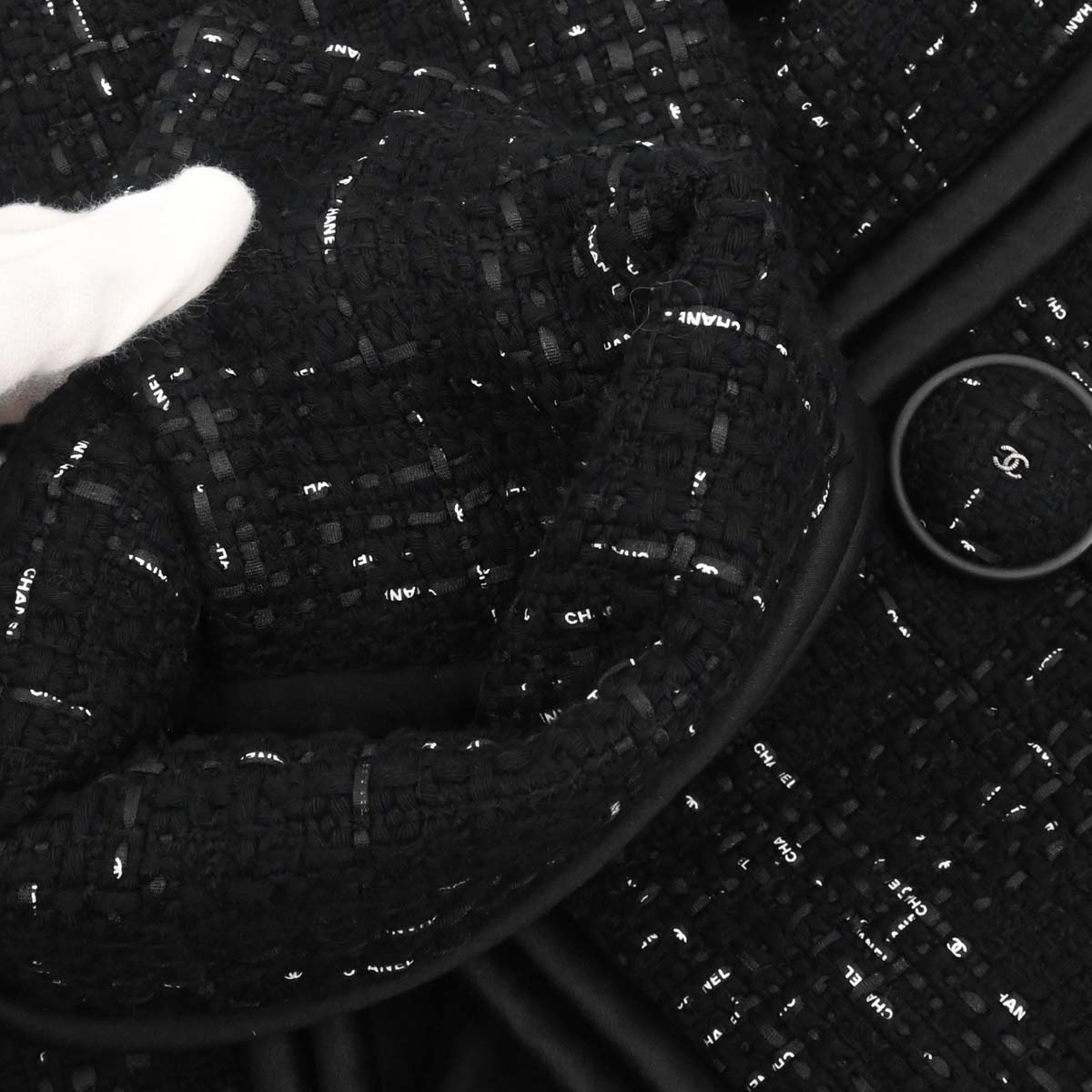 Chanel 2015-2016 Collarless Jacket Black #38