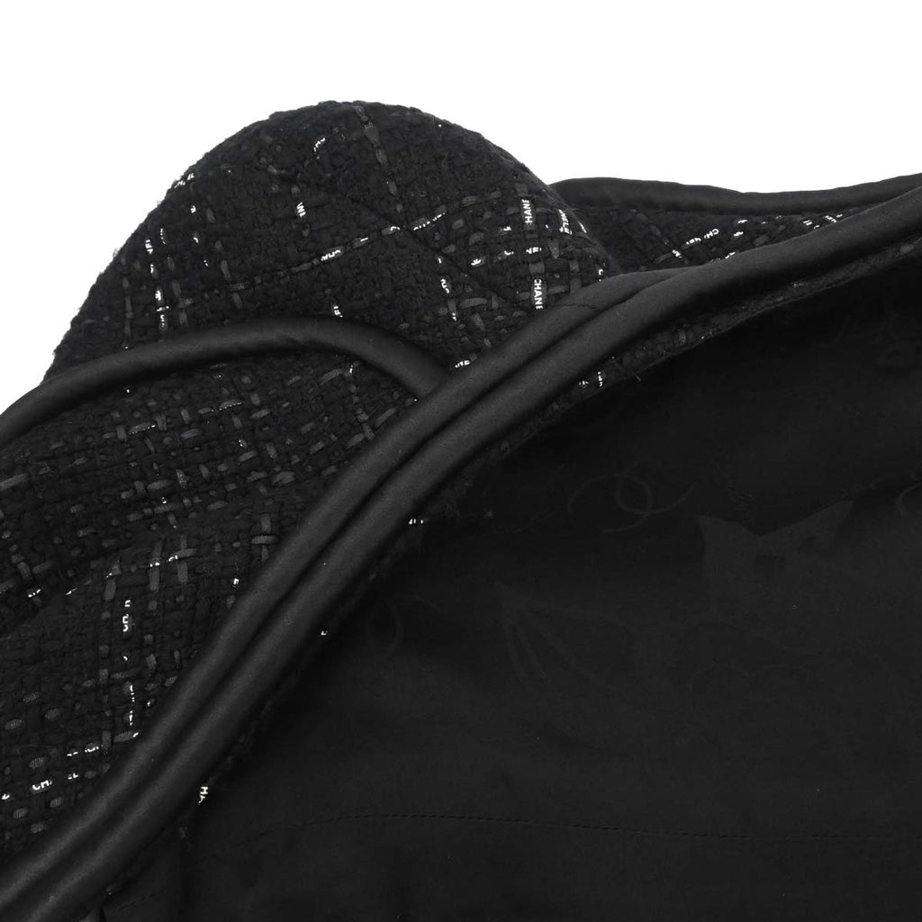 Chanel 2015-2016 Collarless Jacket Black #38