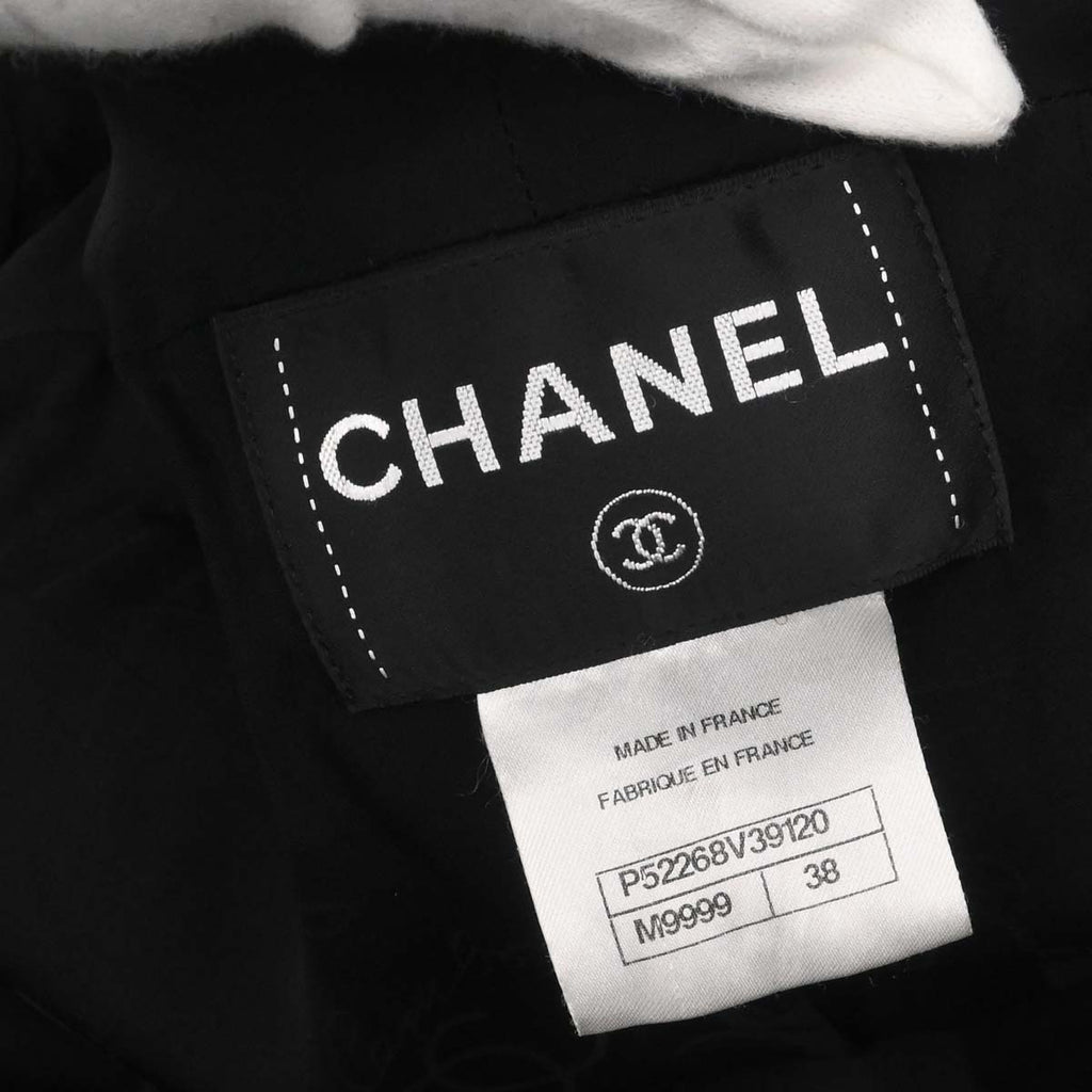 Chanel 2015-2016 Collarless Jacket Black #38