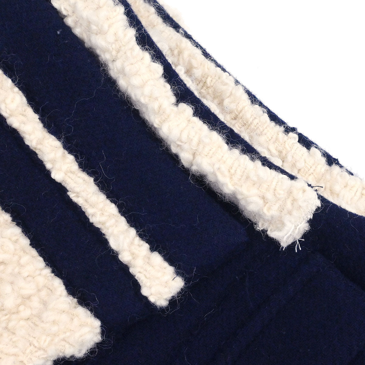 Chanel 2011-2012 Zip Up Sleeveless Jacket Vest Navy #38